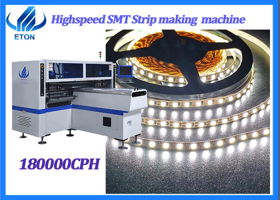 34PCS головы 68PCS питатель SMT монтажная машина 180000 CPH 380V AC 50Hz для светодиодных ламп труб
