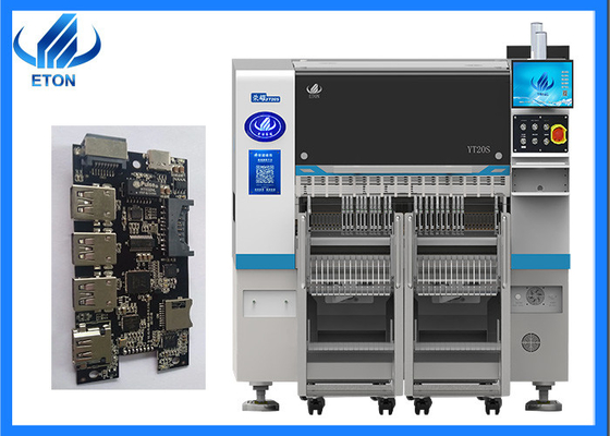 OEM ODM SMT 20 шт. Машина для размещения голов с скоростью размещения 98000CPH Общая масса 2380 кг