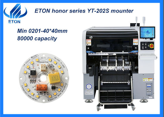 0201 голова установки двойной руки ультра высокой точности машины места выбора компонентов SMT двойная