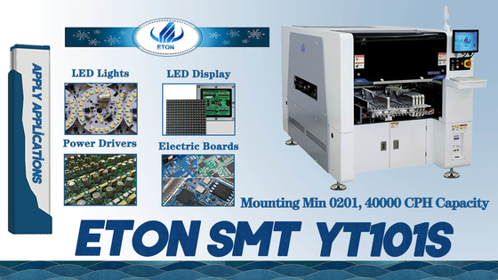 Шарик СИД/водитель SMT Mounter 40000CPH силы для компонентов SMD
