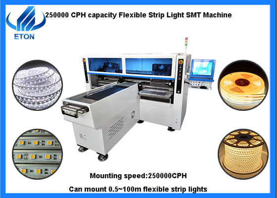 Машина для подбора и размещения гибкой ленты света 1M - 100M 250000CPH двойные головки модулей