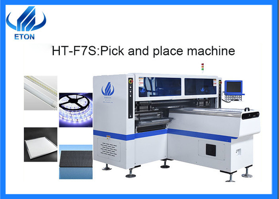 HT-F7S высокоскоростная SMT монтажная машина с 68 питателями / 34 соплами