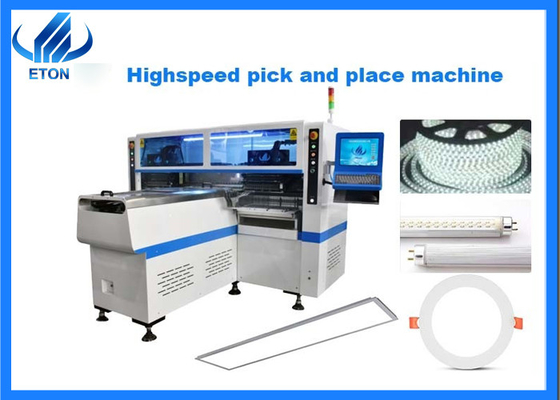 250000CPH Машина для монтажа светодиодных микросхем с 68 соплами SMT PCB Assembly Machine