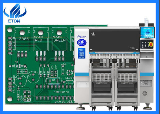 SMT pick and place machine pcb mounting machine 104 feeders manufacturing machine (машина для сбора и установки пластин)