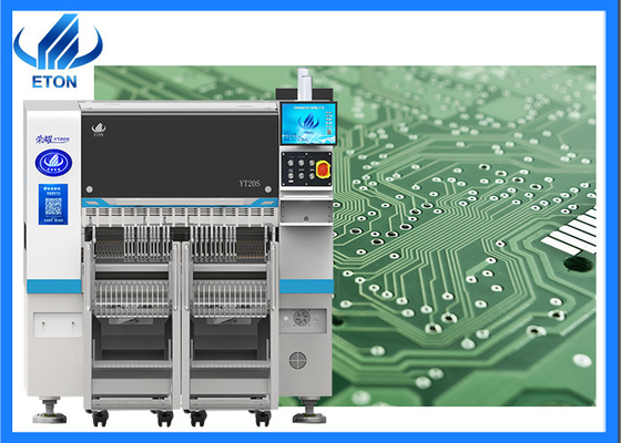 Двойная головка общей сложностью 20 голов SMT-машина 98000CPH ETON YT20S PCB-монтажная машина