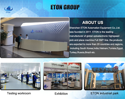 ETON HT-E8D линейный двигатель 90000cph Pick And Place Machine Машина для производства светодиодного освещения