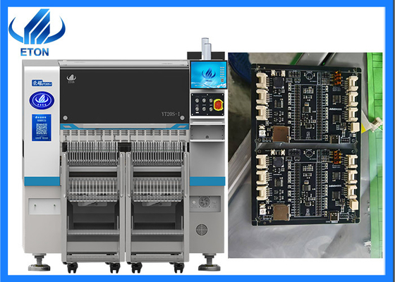 Настраиваемая скорость SMT Pick and Place Machine 20 шпинделей Dual Gantry Modular IC Tray совместимая