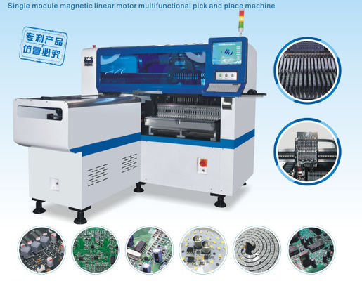 Конденсаторы привели PCB камеры 45000CPH 5mm зрения скорости производственной линии трубки