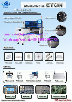 12PCS машина размещения Windows 7 SMT машины установки головы SMT