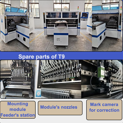 Головы машины 250000CPH 68 выбора и места света полноавтоматические SMT трубки